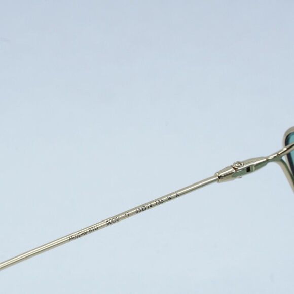 Dior MISSDIOR B1U B0O0 Sunglasses Gold Cat Eye Frame, Green Lenses - Picture 12 of 14